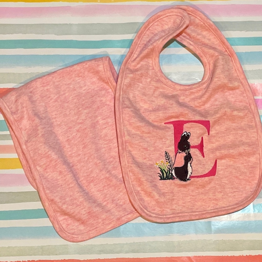 Bib and Burp Cloth Set